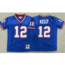 Youth Buffalo Bills #12 Jim Kelly Blue Throwback Jersey