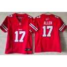 Youth Buffalo Bills #17 Josh Allen Limited Red FUSE Vapor Jersey