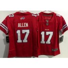 Youth Buffalo Bills #17 Josh Allen Limited Red Vapor Jersey