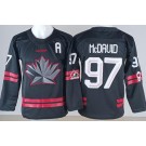 Youth Canada #97 Connor McDavid Black 2026 Olympics Authentic Jersey