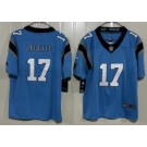 Youth Carolina Panthers #17 Xavier Legette Limited Blue Vapor Jersey