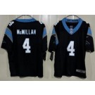 Youth Carolina Panthers #4 Tetairoa McMillan Limited Black Vapor Jersey