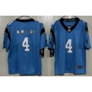 Youth Carolina Panthers #4 Tetairoa McMillan Limited Blue Vapor Jersey