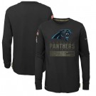 Youth Carolina Panthers Black 2020 Salute To Service Long Sleeves T Shirt