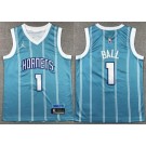 Youth Charlotte Hornets #1 Lamelo Ball Green Icon Swingman Jersey