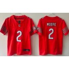 Youth Chicago Bears #2 DJ Moore Limited Orange FUSE Vapor Jersey