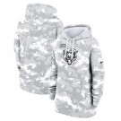 Youth Chicago Bears Arctic Camo 2024 Salute to Service Club Fleece Pullover Hoodie