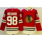 Youth Chicago Blackhawks #98 Connor Bedard Red Authentic Jersey