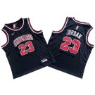 Youth Chicago Bulls #23 Michael Jordan Black Icon Swingman Jersey