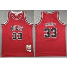 Youth Chicago Bulls #33 Scottie Pippen Red 1997 Throwback Swingman Jersey