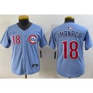 Youth Chicago Cubs #18 Shota Imanaga Baby Blue Limited Jersey