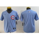 Youth Chicago Cubs Blank Baby Blue Limited Jersey