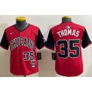 Youth Chicago White Sox #35 Frank Thomas Red 2025 City Connect Limited Jersey