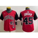 Youth Chicago White Sox #45 Michael Jordan Red 2025 City Connect Limited Jersey