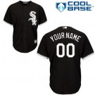 Youth Chicago White Sox Customized Black Cool Base Jersey