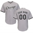 Youth Chicago White Sox Customized Gray Cool Base Jersey
