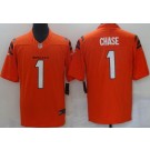 Youth Cincinnati Bengals #1 Ja'Marr Chase Limited Orange Vapor Jersey
