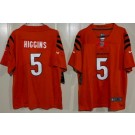 Youth Cincinnati Bengals #5 Tee Higgins Limited Orange Vapor Jersey