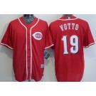 Youth Cincinnati Reds #19 Joey Votto Red Cool Base Jersey