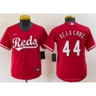 Youth Cincinnati Reds #44 Elly De La Cruz Red Cool Base Jersey