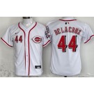 Youth Cincinnati Reds #44 Elly De La Cruz White Limited Jersey