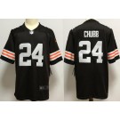 Youth Cleveland Browns #24 Nick Chubb Limited Brown Vapor Jersey