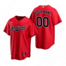 Youth Cleveland Indians Customized Red Alternate 2020 Cool Base Jersey