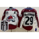 Youth Colorado Avalanche #29 Nathan MacKinnon White 2022 Stanley Cup Authentic Jersey