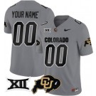 Youth Colorado Buffaloes Custom Limited Gray FUSE College Football Jersey