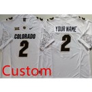 Youth Colorado Buffaloes Customized Limited White Alternate FUSE College Football Jersey