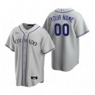 Youth Colorado Rockies Customized Gray Road 2020 Cool Base Jersey