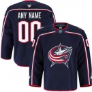 Youth Columbus Blue Jackets Customized Navy Fanatics Authentic Jersey