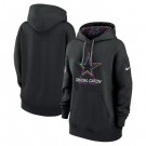 Youth Dallas Cowboys3 Black 2024 Crucial Catch Club Pullover Hoodie