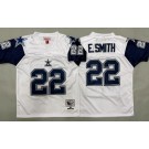 Youth Dallas Cowboys #22 Emmitt Smith White Alternate Throwback Jersey