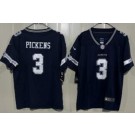 Youth Dallas Cowboys #3 George Pickens Limited Navy Vapor Jersey