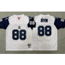 Youth Dallas Cowboys #88 Michael Irvin White Alternate Throwback Jersey