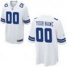 Youth Dallas Cowboys Customized Game White Jersey