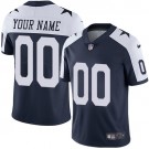 Youth Dallas Cowboys Customized Limited Navy Thanksgiving Vapor Untouchable Jersey
