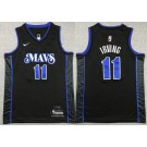 Youth Dallas Mavericks #11 Kyrie Irving Black 2023 City Icon Swingman Jersey