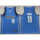 Youth Dallas Mavericks #11 Kyrie Irving Blue Icon Swingman Jersey