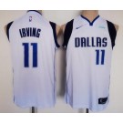 Youth Dallas Mavericks #11 Kyrie Irving White Icon Sponsor Swingman Jersey