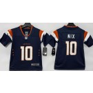 Youth Denver Broncos #10 Bo Nix Limited Navy Vapor Jersey
