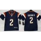 Youth Denver Broncos #2 Patrick Surtain II Limited Navy Vapor Jersey