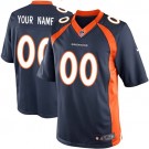 Youth Denver Broncos Customized Game Navy Jersey