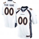 Youth Denver Broncos Customized Game White Jersey