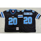Youth Detroit Lions #20 Barry Sanders Black 1996 Throwback Jersey