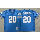 Youth Detroit Lions #20 Barry Sanders Blue 1996 Throwback Jersey