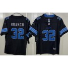 Youth Detroit Lions #32 Brian Branch Limited Black Vapor Jersey