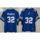 Youth Detroit Lions #32 Brian Branch Limited Blue Vapor Jersey