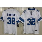 Youth Detroit Lions #32 Brian Branch Limited White Vapor Jersey